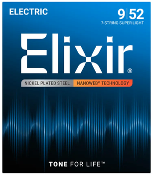 Струни для електрогітари Elixir EL NW SL 7 strings