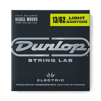 Струни для гітари Dunlop DEN1362 NICKEL WOUND ELECTRIC BARITONE GUITAR STRINGS (13-62)