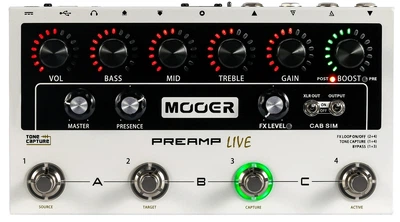 Педаль эффектов Mooer PREAMP LIVE
