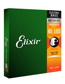 Струни для бас-гітари Elixir 14077 4S LM
