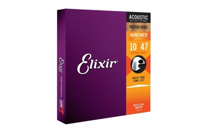 Набор струн для акустической гитары Elixir PB NW EL