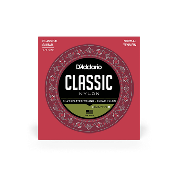 Струны для классической гитары DʼADDARIO EJ27N 1/2 Student Classical Normal Tension 1/2
