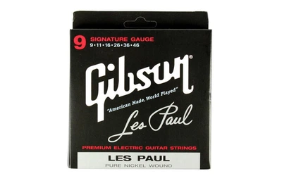 Струны для электрогитары GIBSON SEG-LP9 Les Paul Pure Nickel Wound .009-.042