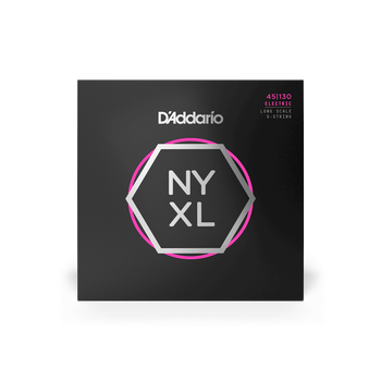 Струны для бас-гитары DʼADDARIO NYXL45130 Regular Light 5-String (45-130)