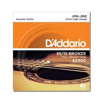 Струны для акустической гитары DʼADDARIO EZ900 85/15 Bronze Extra Light (10-50)
