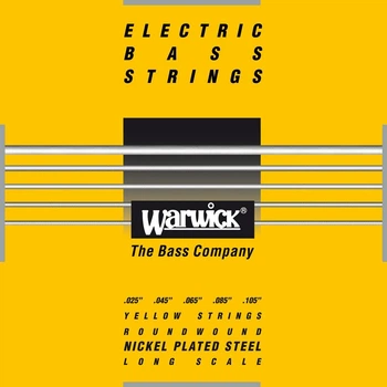 Струны для бас-гитары WARWICK 41311 Yellow Label Medium Light 5-String High C (25-105)