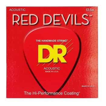 Струни для акустичної гітари DR Strings Red Devils Acoustic - Light (12-54)