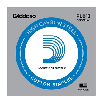 Струна для електрогітари DʼADDARIO PL013 Plain Steel 013