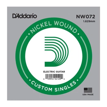 Струны для электрогитары DʼADDARIO NW072 XL Nickel Wound 072