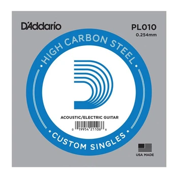 Струна для электрогитары DʼADDARIO PL010 Plain Steel 010