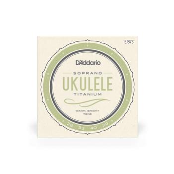 Струны для укулеле DʼADDARIO EJ87S Titanium Ukulele Soprano