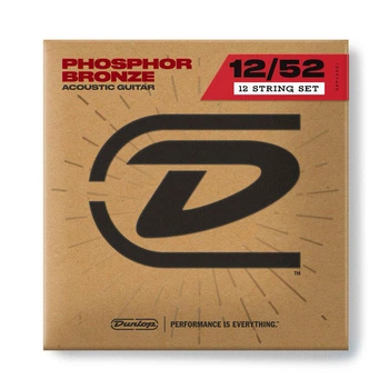 Струны для акустической гитары Dunlop DAP1252J Phosphor Bronze Acoustic Guitar 12-Strings SET (12-52)