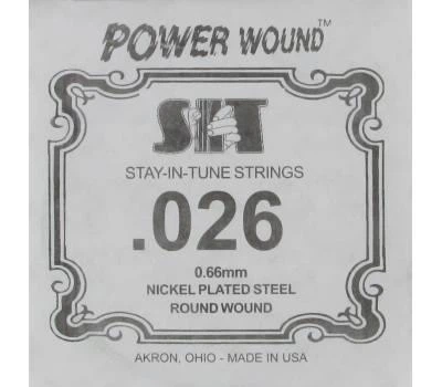 Струна для электрогитары SIT STRINGS 026PW