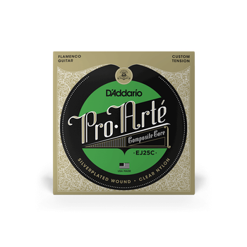 Струны для классической гитары DʼADDARIO EJ25C Pro-Arte Composite Flamenco Clear Nylon