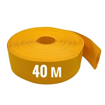 Дренажно фекальний шланг жовтий 50 мм(40 метрів)для септика,брудної та чистої води