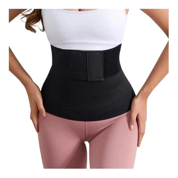 Эластичный пояс для коррекции талии Finetoo (4 м, на липучках) One size Черный (BT-0188-CHOR-4m)