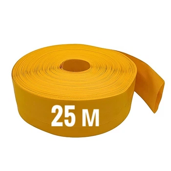 Дренажно фекальний шланг жовтий 50 мм(25 метрів)для септика,брудної та чистої води