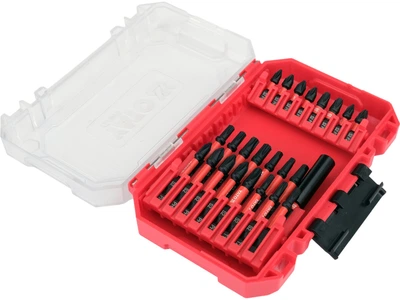Насадки викруткі ударні YATO PH, PZ, SQ, Torx, адаптер з шпинделем 6-гранним 1/4", 24 шт. [10/20]