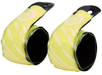 Світловідбивна пов'язка на руку Physible Led Snap-On Band з LED-підсвічуванням 2 шт Жовта