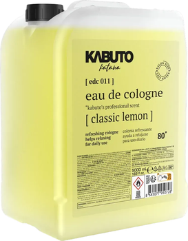Одеколон після гоління Kabuto Katana Eau De Cologne Classic Lemon 5000 мл (8685077950728)