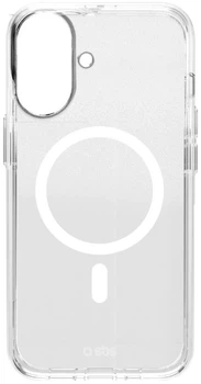 Etui SBS Extreme Mag D3O MagSafe do Apple iPhone 16 Plus Transparent (8018417482694)