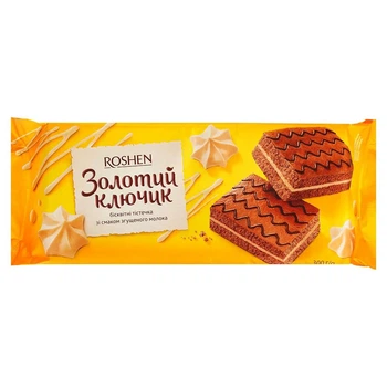 Бісквіт Roshen Золотий ключик 300 г