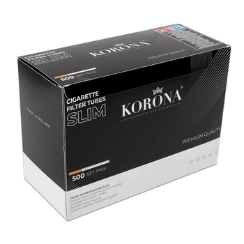 Гильзы для набивки сигарет KORONA SLIM (500 шт) – фото, отзывы