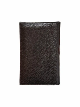 Чехол для паспорта из натуральной кожи коричневого цвета ( 14 x 9,5 ) ( A-008 )