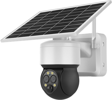 Уличная 4G автономная камера Sectec ST-557-6M-12X-4G-EU зум с сим-картой и солнечной панелью