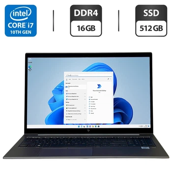 Мобильная рабочая станция HP ZBook Firefly 15 G7 / 15.6" (1920x1080) IPS / Intel Core i7-10510U (4 (8) ядра по 1.8 - 4.9 GHz) / 16 GB DDR4 / 512 GB SSD / Intel UHD Graphics / WebCam / Windows 11 Pro б/у