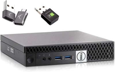 Мини ПК Dell OptiPlex 7040 / Intel Core i7-6700T / RAM 16GB / SSD 1TB / 1 x HDMI / LAN / Wi-Fi 5 / Bluetooth 4.2 / Windows 11 Pro / Черный (102021977) - Уценка