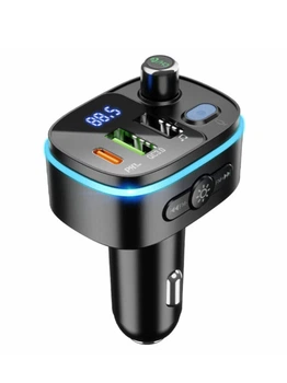 Автомобільний FM модулятор MP3 трансмітер Hoco E62 Fast PD20W+QC3.0