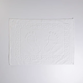 Махровое полотенце для ног GM Textile 50х70см 700г/м2 (Белый)
