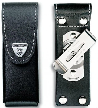 Чехол Victorinox с поворотной клипсой для ножей 111 мм 1-4 слоя Черный (4.0523.31)