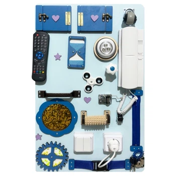 Развивающая игрушка Бизиборд по методике Монтессори TG1000313, 60х40 см