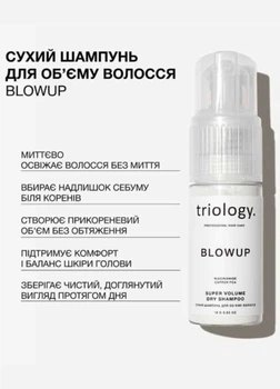 Сухий шампунь для об'єму волосся BLOWUP 2358 (2137-01) 18 г Triology