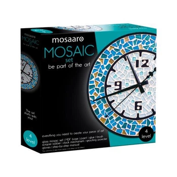 Набор для стеклянной мозаики Mosaaro Часы круглые (MA4001) 5249899