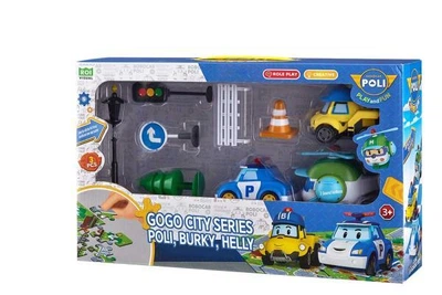 Игровой набор Robocar Poli GoGo Городская серия Поли Бакки Хелли (ZR-912)