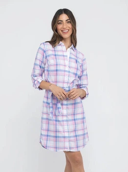 Сукня-сорочка коротка літня жіноча U.S. Polo Assn 216438-NA00A XS Рожева (786662313268)