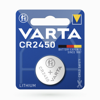 Батарейка VARTA CR 2450 BLI 1 LITHIUM