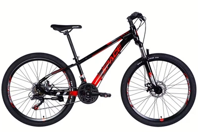 Велосипед AL 26" Space Mercury DD FR рама-13" красно-черный (OPS-SP-26-084)