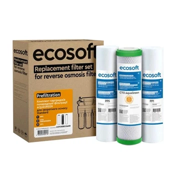 Комплект картриджів Ecosoft 1-2-3 AQUAGREEN Standard (CHVCB3ECOAGR)