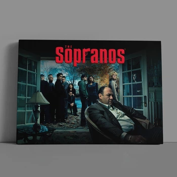 Интерьерная картина Клан Сопрано, The Sopranos, сериал, криминальная драма, 43×60 см (id4873)