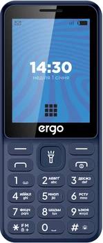 Мобільний телефон Ergo E284 Dual Sim Blue UA