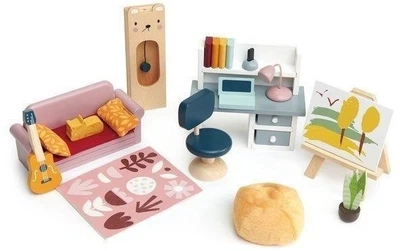 Набір меблів для будиночка для ляльок Tender Leaf Toys кімната молодіжна TL8159 (191856081593)