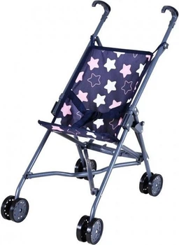 Прогулянкова коляска для ляльки Knorrtoys Sim у зірки Синя KN12643 (4049491126437)