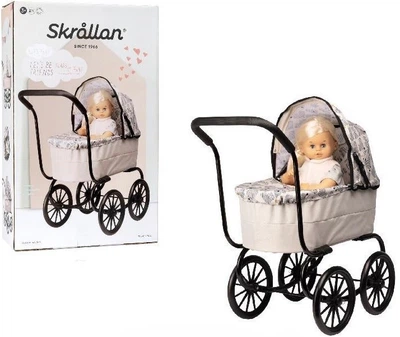 Візок для ляльки Micki Skrollan Бежевий 13-1028-00 (7315621310289)