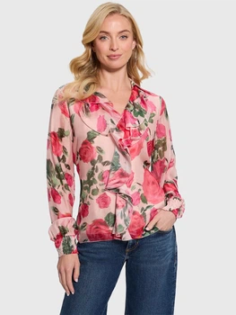 Блузка женская Guess 828985074 L Розовая (1159864297)