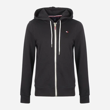 Толстовка на молнии с капюшоном женская Tommy Hilfiger 863972471 2XL Черная (1159863990)