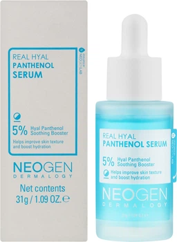 Сыворотка для лица Neogen Dermalogy Real Panthenol Serum с пантенолом для интенсивного увлажнения кожи 31 г (8809653248164)